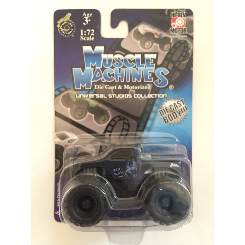 Muscle Machines Hi-Rev Motor Monster Truck Bigfoot Bates Motel Diecast 1/72